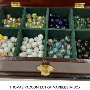 Marble Storage Box - Brown